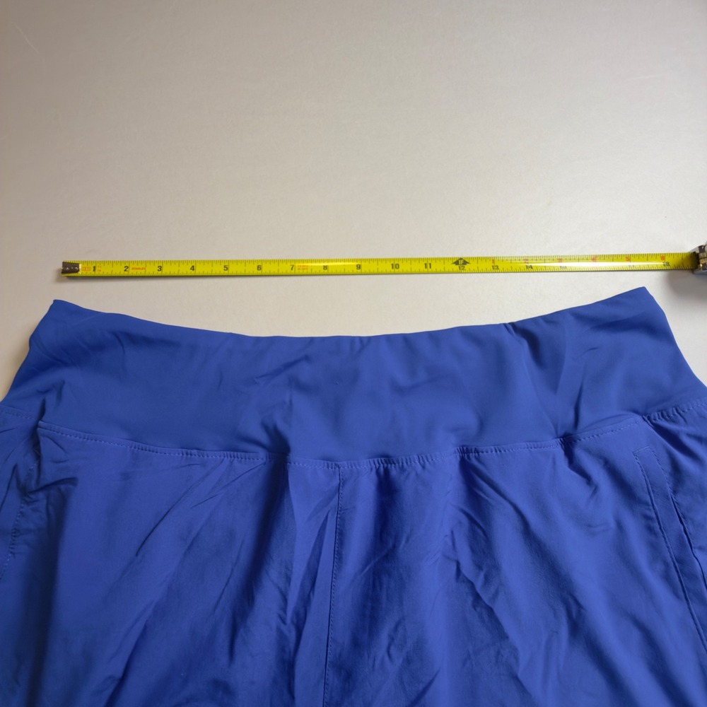 NWT Baleaf Womens XL Royal High Waisted Running Shorts Back Zip Pocket Athletic - Picture 11 of 13